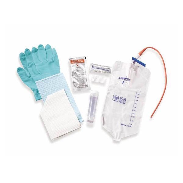 Tray Intermittent Catheter 15Fr 1000mL Rubber 20/Ca