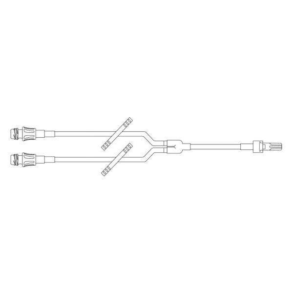 IV Catheter Extension Set 5.7 2Y-Inj St M LL Adptr Primary Infusion Spike 200/Ca