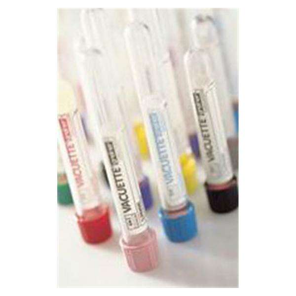 Tube Venous Blood Collection Vacuette 3mL 13x75 Plstc AdtvFr Wht/Blk 50/Package