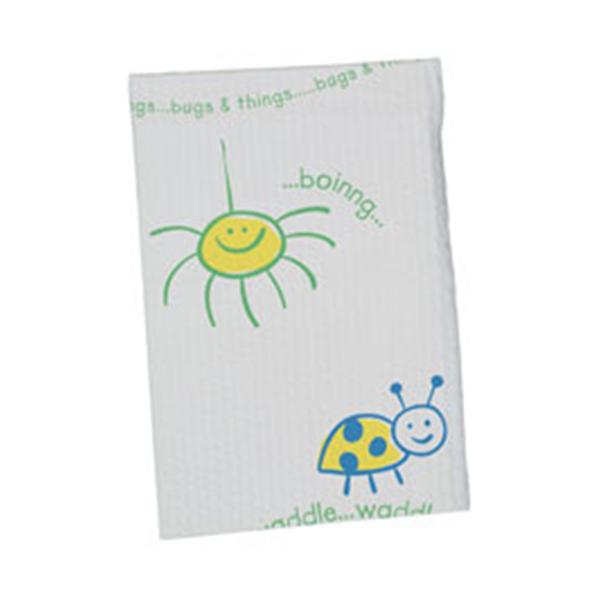 Towel Patient TIDI 10 in x 13 in Bugs & Things 2 Ply Tissue / Poly 250/Ca