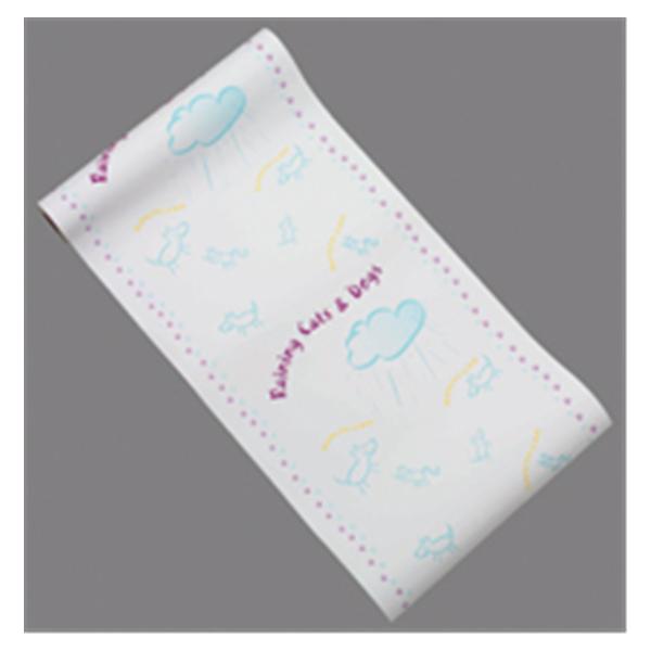 Table Paper Exam Crepe 14 in x 125 Feet Cats / Dogs 6/Ca
