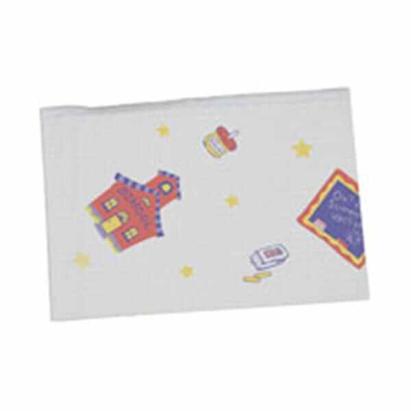 Towel Patient TIDI 13 in x 18 in Schooltime 2 Ply Tissue / Poly 500/Ca