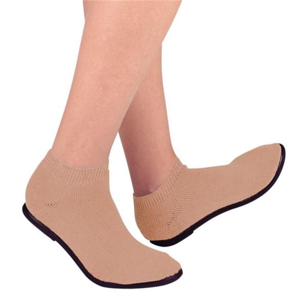 Slippers Hard Sole Pillow Paws Terrycloth Sand X-Large Size 10.5- 12 48Pr/Ca