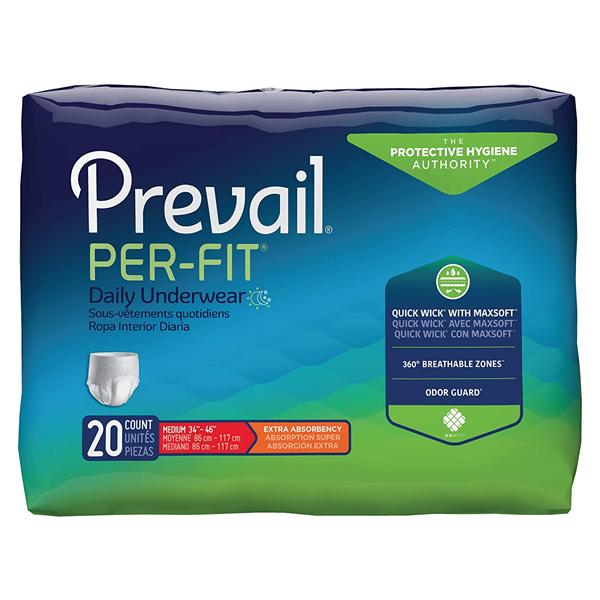 Underwear Prevail Per-Fit Adult Unsx Md 34-46\