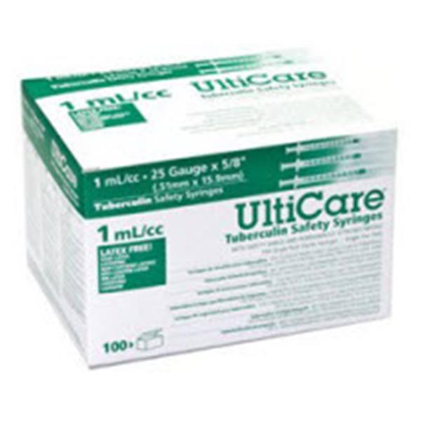 Syringe/Needle TB UltiCare 1cc 25gx5/8
