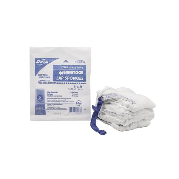 Sponge Laparotomy LF Sterile 1% Cotton 8x36