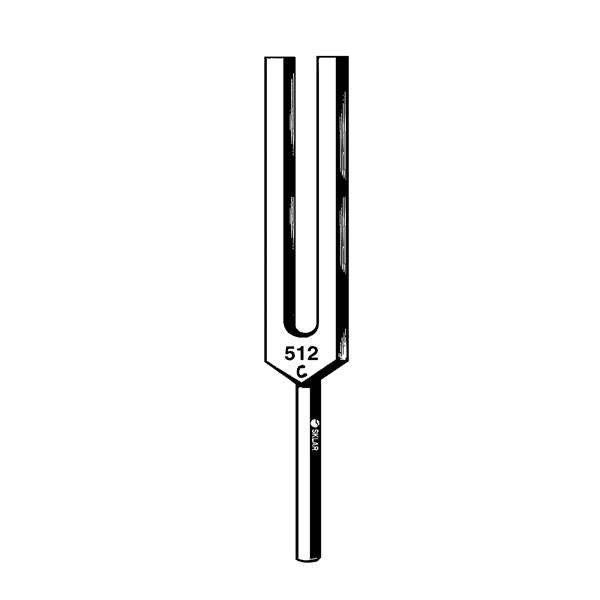 Tuning Fork C-512 Aluminum Alloy Ea