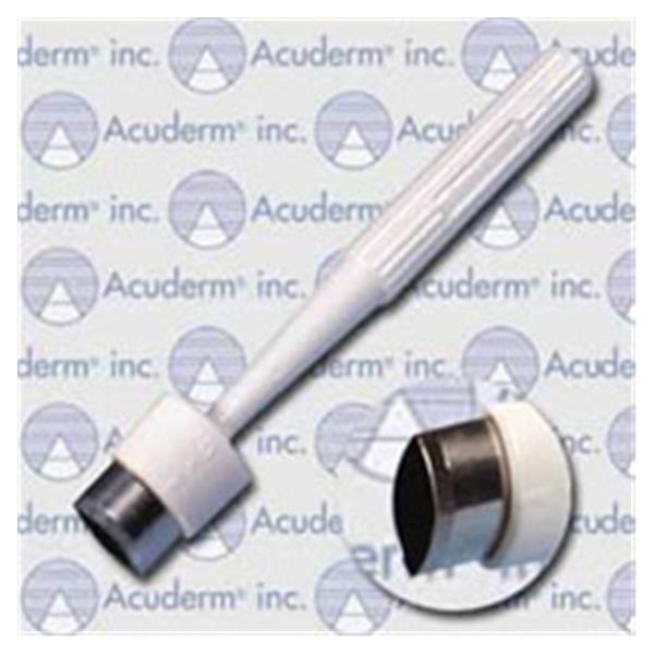 Biopsy Punch Dermal Acu-Excisor 4x8mm Rbd Hlw Hndl SS Bld Disp Strl 25/Bx