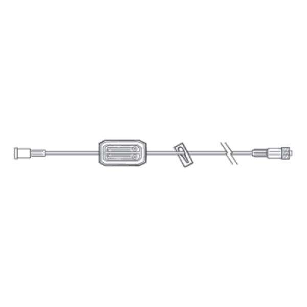 IV Extension Set 12 Male/Female Luer Lock Connector Primary Infusion Spike 50/Ca