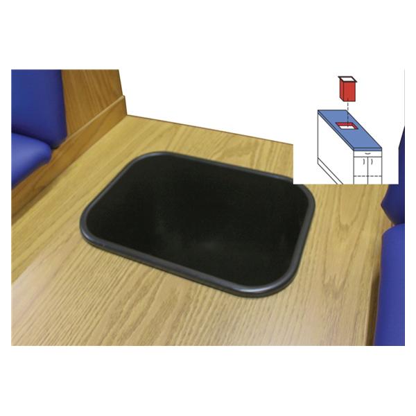 Bin Hamper Chrome Plated Steel Silver Ea