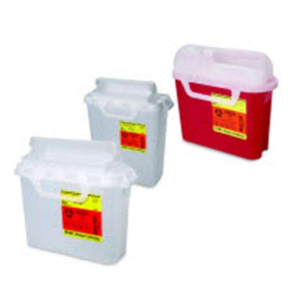 Container Sharps 5.4qt Plastic Red Each, 12 EA/CA