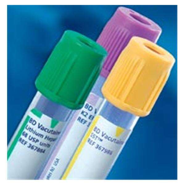 Tube Ven BC Vacutainer 7mL 13x100 K3EDTA 12.15mg/ Lq 15% Sol Lav 100/Bx, 10 BX/CA