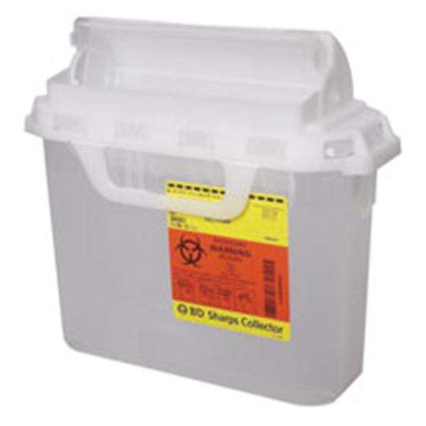 Container Sharps 5.4qt Plastic Clear EA, 20 EA/CA