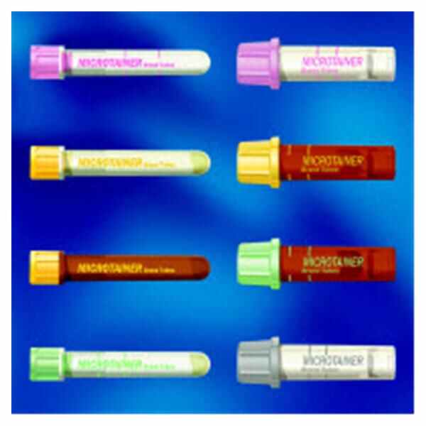 Tube Capillary Microtainer 250-500ul 8mm Plastic K2 EDTA Lavender/White 50/Bx, 4 BX/CA