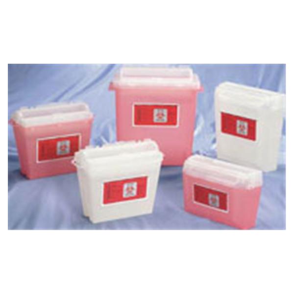 Container Sharps 5qt Plastic Translucent Red Each, 24 EA/CA