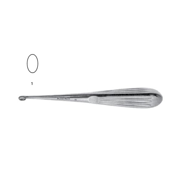 Curette Mastoid Spratt-Brun Meister-Hand 6-1/2